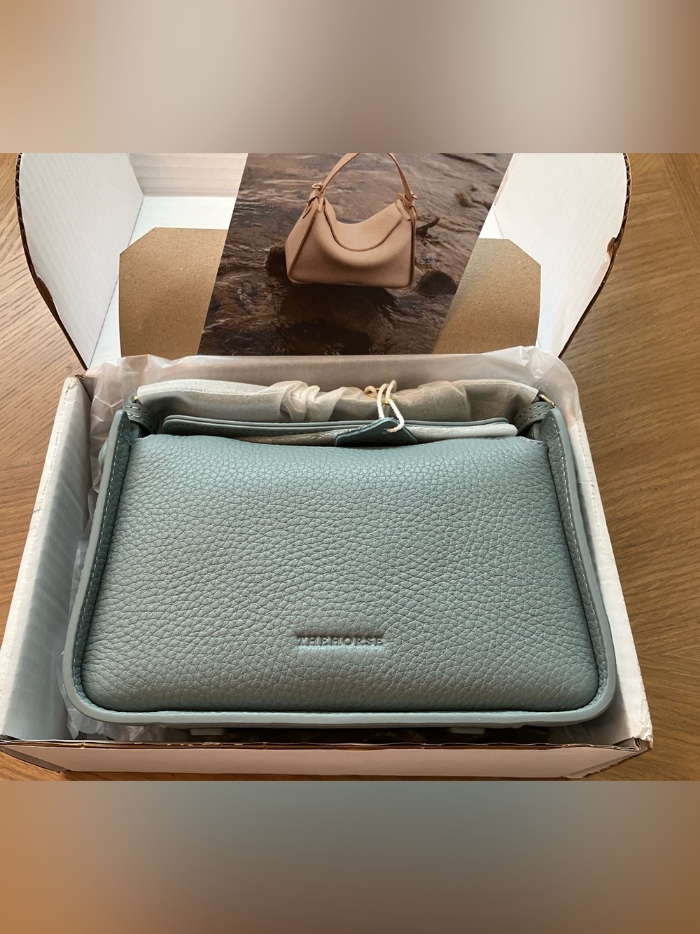 THE HORSE Limited Edition Baby Blue Mini Clementine Bag - Picture 8 of 10